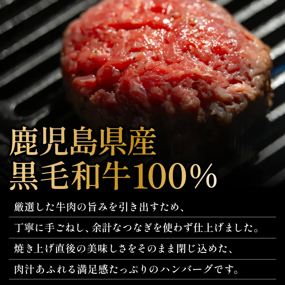 鹿児島県産黒毛和牛ハンバーグ 140g×10個セット 牛肉100% ガーリックオニオンソース 国産牛 和牛 真空包装 調理済み 湯煎 時短 簡単調理 小分け 小分けパック 個包装 晩ご飯 おかず お弁当 惣菜 お惣菜 洋食 冷凍 鹿児島県 南さつま市