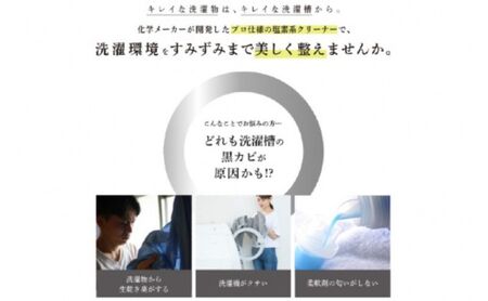 洗濯 WASHMANIA 洗濯槽クリーナー 200g (1回分)×3個入 衣類 雑貨 日用品 消耗品 掃除 掃除用品