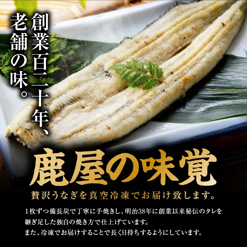 【 土用の丑の日特集 】 鹿児島県産 うなぎ の 白焼き 1尾 KN174-002-01 ウナギ 鰻 冷凍