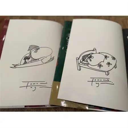 100にんのサンタクロース/100にんのサンタクロースの12かげつ　サイン入り絵本2冊セット【1701436】