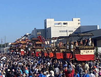 【数量限定】とこなめ山車まつり 和手ぬぐい【1枚】