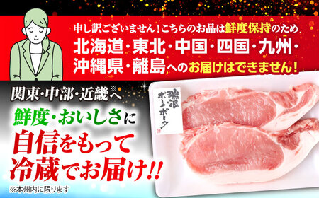 【3回定期便】 ※冷蔵配送/地域限定※ 岐阜県産 豚 瑞浪ボーノポーク お試し 4種盛り 1150g (ロースしゃぶしゃぶ・ローステキカツ・バラスライス・小間切) 瑞浪市 / きなぁた瑞浪[AZCI050]