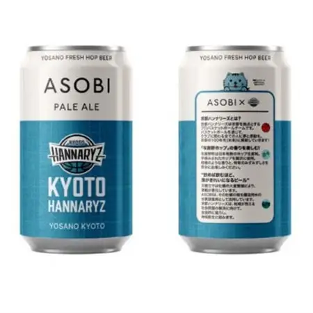 【毎月定期便】【京都ハンナリーズ コラボラベル】ASOBI 350ml×6本 クラフトビール全3回【4081151】