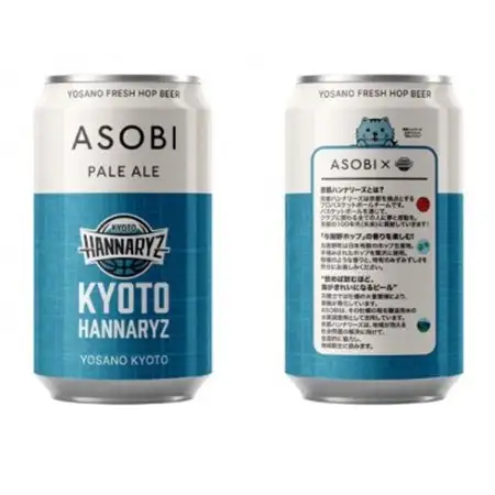 【毎月定期便】【京都ハンナリーズ コラボラベル】ASOBI　350ml×12本クラフトビール全3回【4081156】