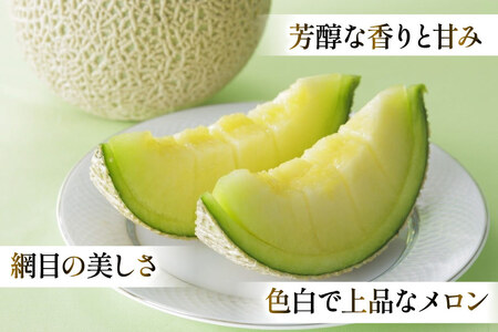 AJ652 【令和8年7-8月出荷分】 堀農園 マスクメロン 2玉 特選 大玉 桐箱