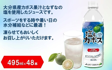 塩とカボス 2ケース/495ml×48本_2681R-2