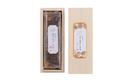 【山形の極み】贈答用 銘菓の錦屋 栗蒸し羊羹 1本(約17cm) 木箱入 2026年12月上旬から順次発送 F2Y-6880