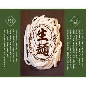 広島米うどん　　グルテンフリー　出汁付き6食セット