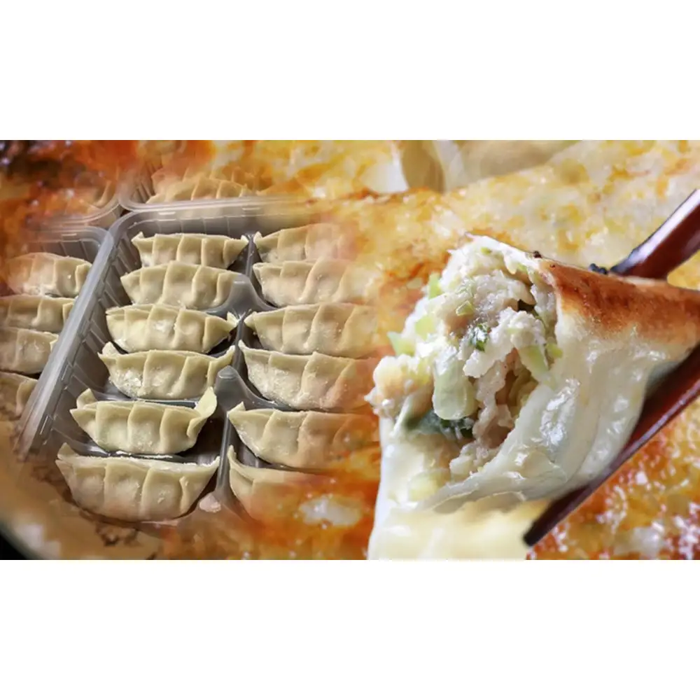 鉄板餃子歩夢　手作り餃子　1kg（和豚もちぶた使用） ｜ 仙台名物