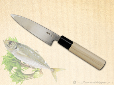 サビに強い片刃小包丁 120