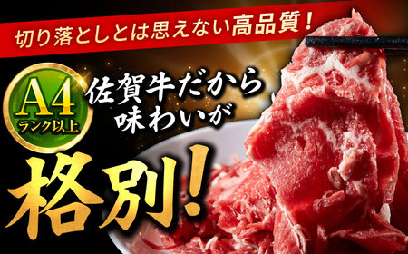 佐賀牛 切り落とし 400g × 2パック 計 800g 牛肉 肉 小分け 吉野ヶ里町/上場食肉[FDQ009]