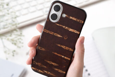 角館樺細工 《樺細工 八柳》 iPhone 16 ケース （無地） 角館工芸協同組合