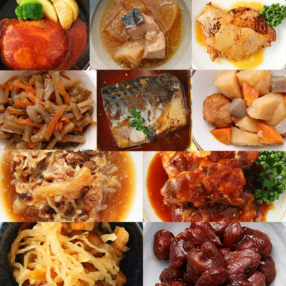 日常常温食「うちのや」 おかず10品目 セットB【おかず】 レトルト