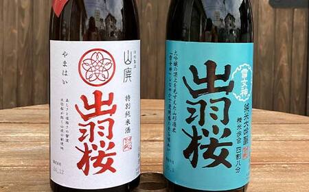 出羽桜酒造 『純米大吟醸 雪女神 精米歩合48％』 『伝統製法 純米酒 山廃仕込み 精米歩合55％』 各720ml 計2本 F2Y-4301