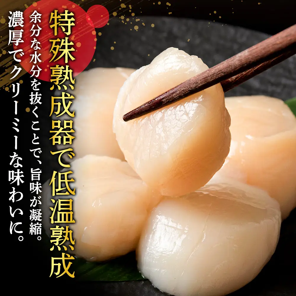 熟成濃縮ほたて貝柱(5玉入)×10