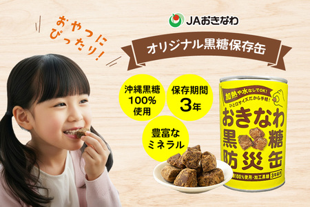 黒糖 おきなわ黒糖 防災缶 24缶 セット [沖縄ビエント 沖縄県 伊江村 ie47bix880001]