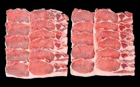 天元豚焼肉用ロース500g×2 F2Y-6592