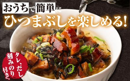 三河一色産　うなぎ蒲焼まぶしセット2人前・O063