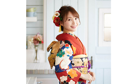 Arenca 雪椿 No.8343 髪飾り かんざし 花 和装 着物 造花飾り ヘアアクセサリー フラワー 卒業式 卒園式 入園式 入学式 成人式 結婚式 東京 墨田区 赤
