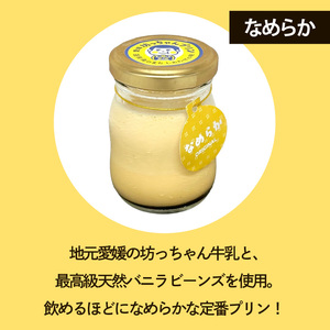 愛媛坊っちゃんプリン 12個セット なめらかプリン | プリン 洋菓子 保存料不使用 お菓子 スイーツ デザート 卵 たまご タマゴ ぷりん セット 詰め合わせ 土産 愛媛県 松山市 愛媛坊っちゃんプリン【EBP002】