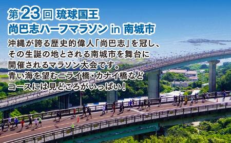 【沖縄県南城市】第23回 琉球国王  尚巴志ハーフマラソンin南城市を応援！  出走権（1名分） 沖縄県南城市 琉球国王 尚巴志ハーフマラソンin南城市を応援 返礼品 ギフト 沖縄県 南城市 ふるさと納税