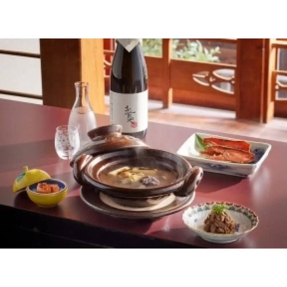 すっぽん鍋と日本酒・米の詰め合わせ
