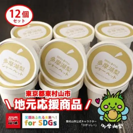 SDGs東村山多摩湖梨シャーベット【配送不可地域：離島】【1471896】
