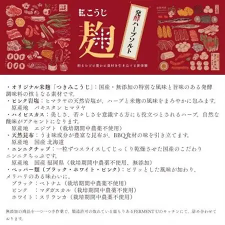 発酵ハーブソルト　米麹の生きた菌とハーブの力で健やかに新感覚の発酵調味料　100g【専用ミル付】【1659815】