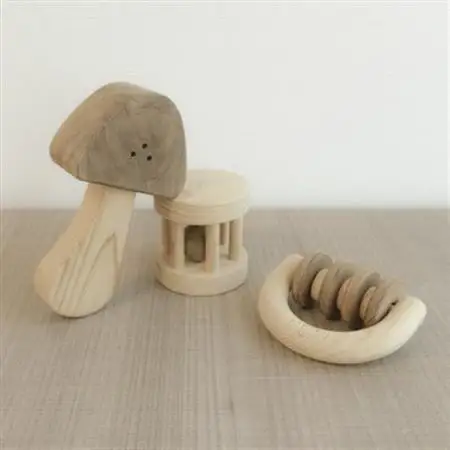 ひのきのおもちゃIKONIH(アイコニー)の知育玩具　ガラガラシリーズ【1445139】