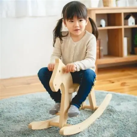 ひのきのおもちゃIKONIH(アイコニー)の知育玩具　木馬【1450417】