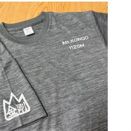 S ヘザーグレー　大阪府千早赤阪村　金剛山頂売店限定　ちゃうねんTシャツ【1455678】