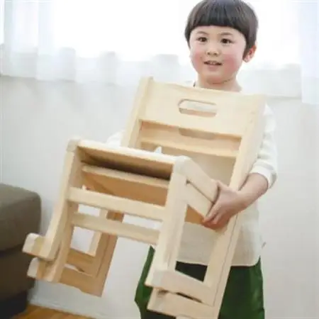 ひのきのおもちゃIKONIH(アイコニー)　スタッキングチェア【1459795】
