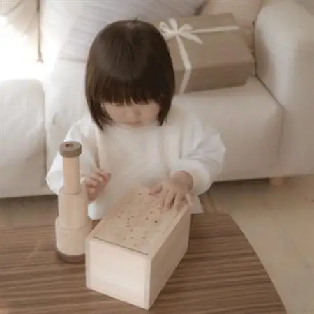 ひのきのおもちゃIKONIH(アイコニー)の知育玩具　天体望遠鏡セット【1460702】