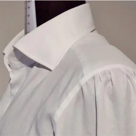ハンドメイド　ドレスシャツ　 白　XLサイズ　cotton100% 140番双糸ツイル生地【配送不可地域：離島】【1240478】