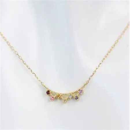 K10YG アミュレット メレーダイヤ 0.07ct リバーシブルペンダント(1点)【配送不可地域：沖縄県】【1345733】