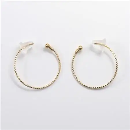 【山梨県】【ジュエリー】K18 hoop/フープ ピアス　1ペア【配送不可地域：離島・沖縄県】【1502078】