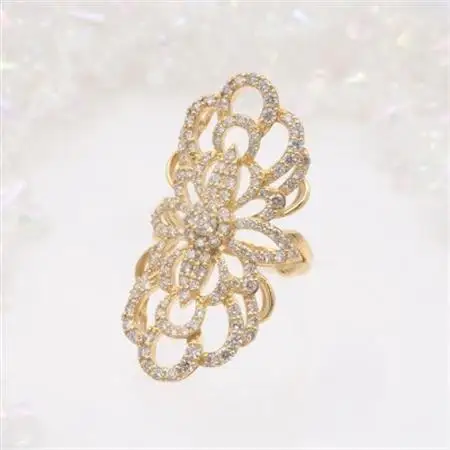 K18 2.1ct ダイヤモンド リング　#8　HR-009327【配送不可地域：離島・沖縄県】【1510034】