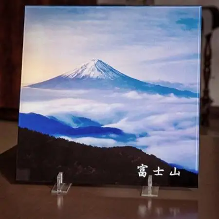 富士山アクリルパネル　30SQ　冬【配送不可地域：離島】【1542293】