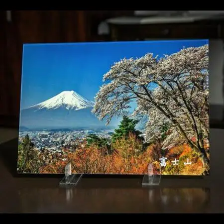 富士山アクリルパネル　A4　春【配送不可地域：離島】【1542295】
