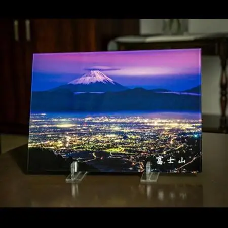 富士山アクリルパネル　A4　冬【配送不可地域：離島】【1542304】