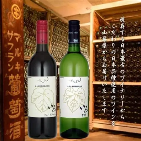 まるき葡萄酒 いろ甲州＆ベーリーA 2本セット【配送不可地域：離島】【1607398】