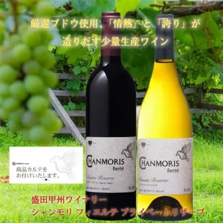 盛田甲州ワイナリー シャンモリ・フィエルテ 赤＆白 2本セット【配送不可地域：離島】【1607452】