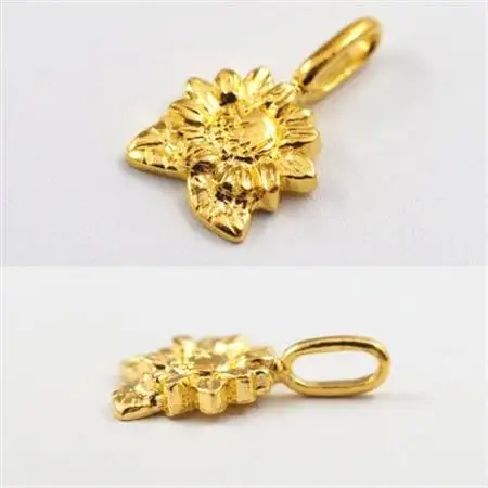 【山梨県】【ジュエリー】K24 sunflower/サンフラワー ペンダントトップ【配送不可地域：離島・沖縄県】【1644896】