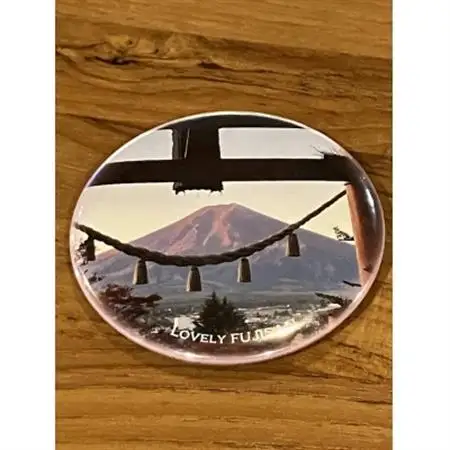 課題解決型地域活性化富士山オリジナルアイテム 缶バッジ 5個セット【配送不可地域：離島】【1700145】
