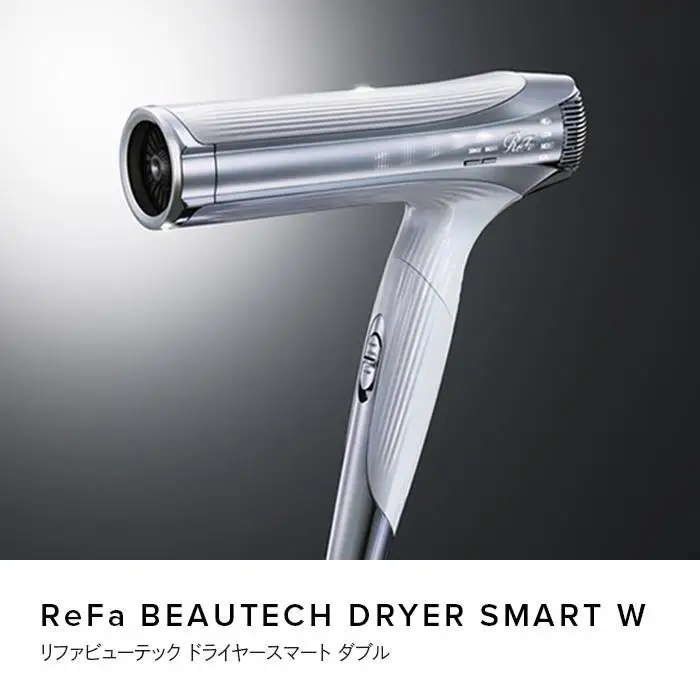 ReFa BEAUTECH DRYER SMART W【アイボリー】 | リファ ビューテック ドライヤー スマートダブル ドライヤー 1年保証 海外対応 引っ越し 新居 海外対応 折り畳み コンパクト 軽量 ヘアドライヤー 速乾 大風量 ヘアケア  人気 おすすめ