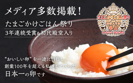 H-263　日本一に選ばれた高級卵【夢王10個　贈答箱入り】
