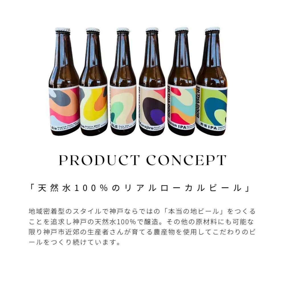 IN THA DOOR BREWING　瓶ビール12本セット