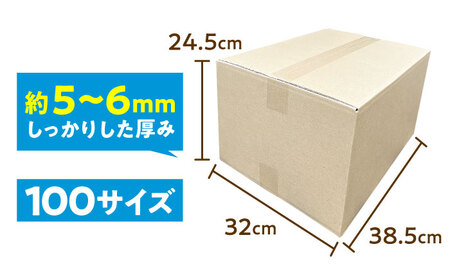 ダンボール 10枚 38.5×32×24.5cm 100サイズ 【バイオドットコム】 段ボール 梱包用[MGP014]