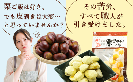 栗ご飯の素 10袋 国産 冷凍 生栗そのまま | 栗ご飯