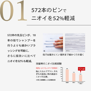 M116 スカルプブラシ　ワールドプレミアム（ロング　パープル）【エスハートエス S・HEART・S ヘアブラシ マッサージブラシ シャンプーブラシ ブラシ 櫛 くし 頭皮ケア 大阪府 八尾】 